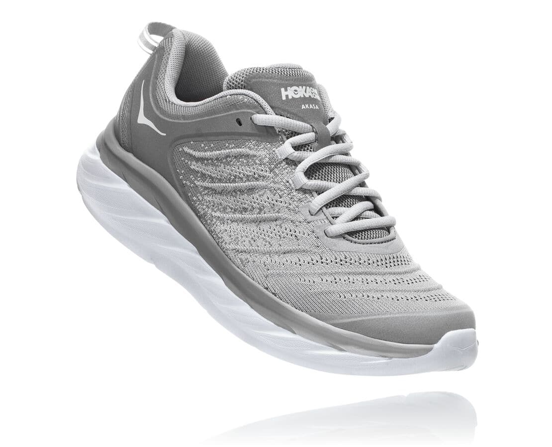 Hoka One One Akasa Philippines - Men's Walking Shoes - Grey Silver | AY6803541